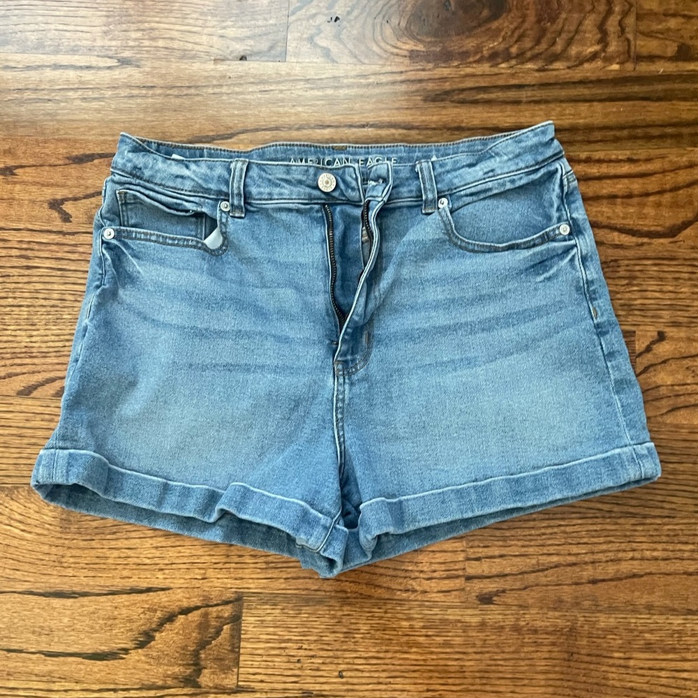 American Eagle Blue Jean Short Size 12